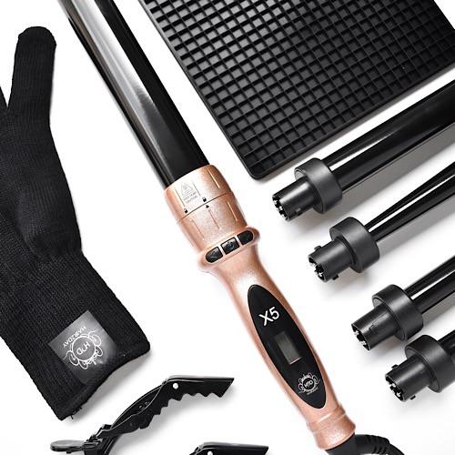 Load image into Gallery viewer, H2D X5 Professional Curling Wand Rose Gold - Beautopia Hair &amp; Beauty
