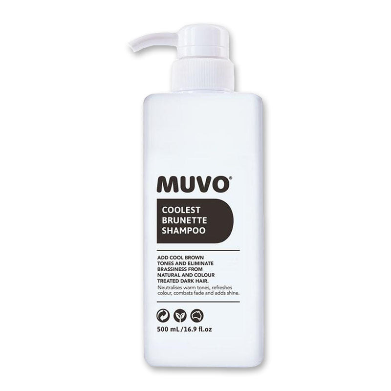 Load image into Gallery viewer, MUVO Coolest Brunette Shampoo 500ml - Beautopia Hair &amp; Beauty
