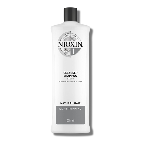 Nioxin System 1 Cleanser Shampoo - 1 Litre - Beautopia Hair & Beauty