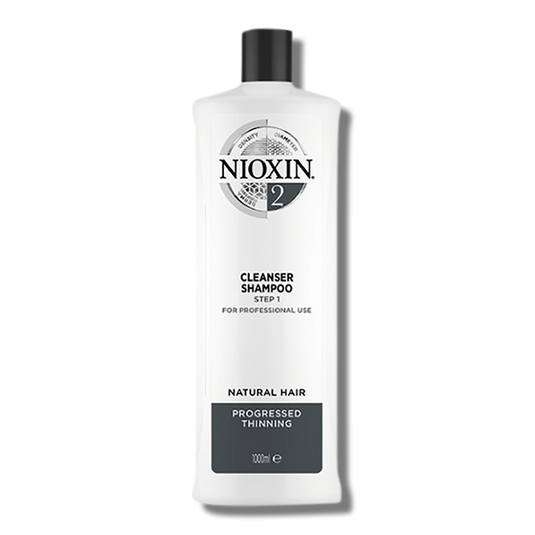 Nioxin System 2 Cleanser Shampoo - 1 Litre - Beautopia Hair & Beauty