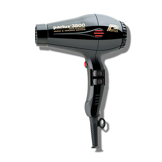 Parlux 3800 Ceramic & Ionic Hair Dryer - Black - Beautopia Hair & Beauty