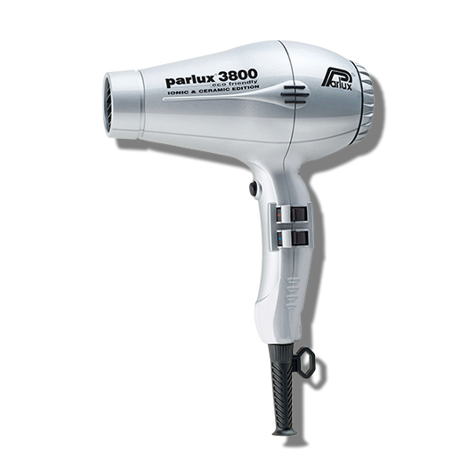 Parlux 3800 Ceramic & Ionic Hair Dryer - Silver - Beautopia Hair & Beauty