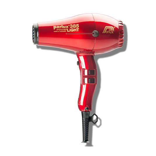 Parlux 385 Power Light Ceramic & Ionic Hair Dryer - Red - Beautopia Hair & Beauty