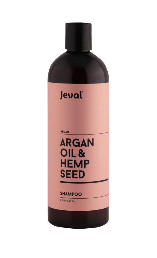Jeval Infusions Argan Oil & Hemp Seed Shampoo 1 Litre - Beautopia Hair & Beauty