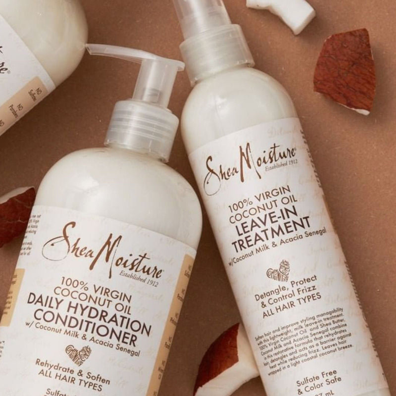 Load image into Gallery viewer, Shea Moisture 100% Virgin Coconut Oil Daily Hydration Conditioner 384ml
