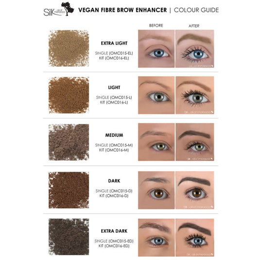 Silk Oil of Morocco Fibre Brow Enhancer - Light - Beautopia Hair & Beauty
