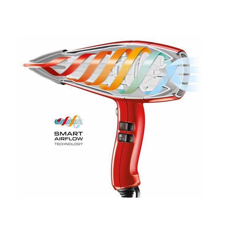 Load image into Gallery viewer, Valera Professional 2400W Swiss Silent Jet 8600 Ionic Red Hair Dryer
