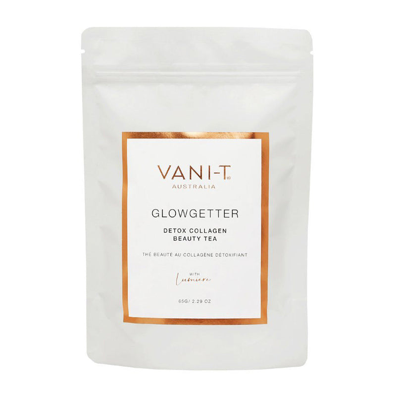 Load image into Gallery viewer, VANI-T Glowgetter Detox Collagen Tea 65g

