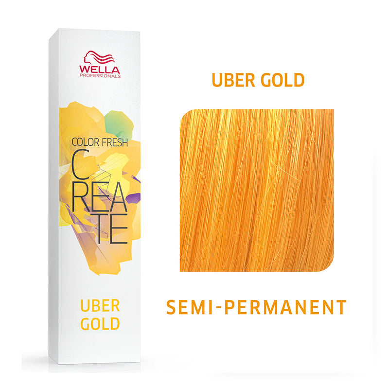 Load image into Gallery viewer, Wella Color Fresh Create Uber Gold 60ml - Beautopia Hair &amp; Beauty
