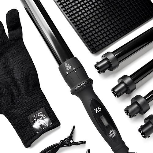 H2D X5 Professional Curling Wand Black - Beautopia Hair & Beauty