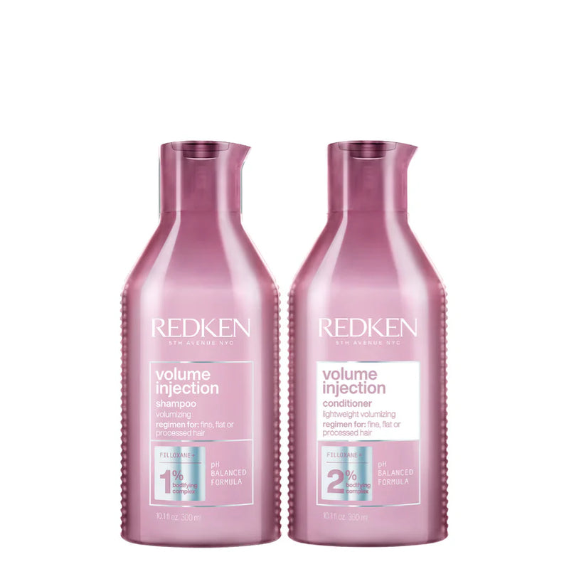 Load image into Gallery viewer, Redken Volume Injection Shampoo &amp; Conditioner 300ml Duo
