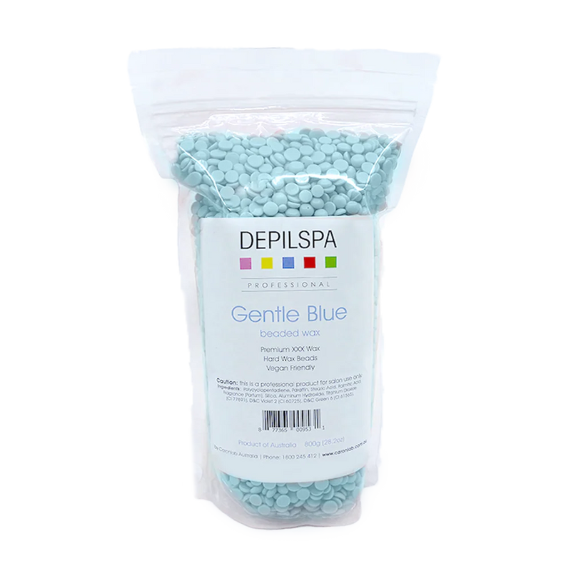 Load image into Gallery viewer, Depilspa Vegan Gentle Blue Wax Beads 800g
