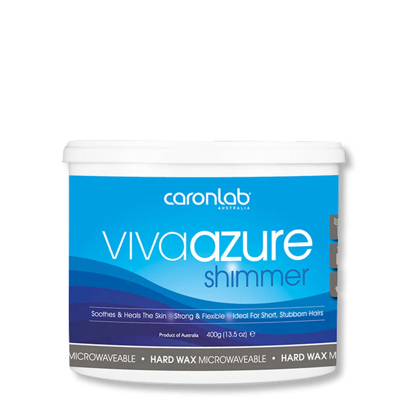 Load image into Gallery viewer, Caronlab Hard Wax Viva Azure Shimmer 400g
