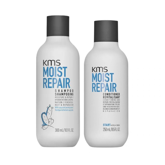 KMS Moist Repair Shampoo 300ml + Conditioner 250ml Duo Pack