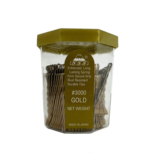 555 Bobby Pins No.3000 Gold 200g