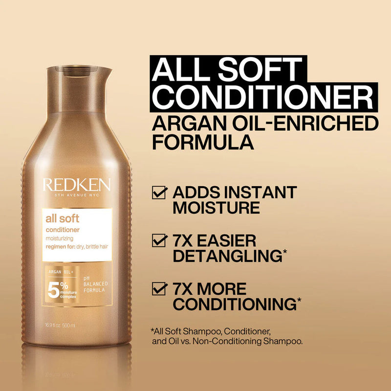 Load image into Gallery viewer, Redken All Soft Shampoo &amp; Conditioner 1L Duo
