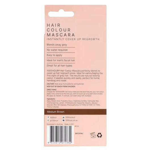 1000 Hour Hair Mascara - Medium Brown