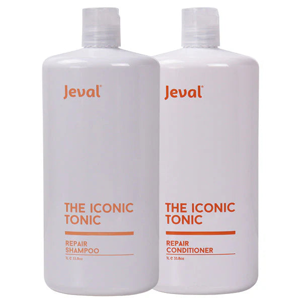 Load image into Gallery viewer, Jeval Iconic Tonic Repair Shampoo &amp; Conditioner Duo 1 Litre
