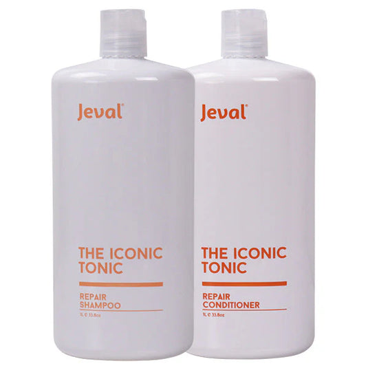 Jeval Iconic Tonic Repair Shampoo & Conditioner Duo 1 Litre