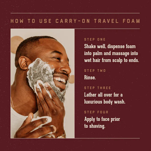Load image into Gallery viewer, 18.21 Man Made 4-in-1 Travel Size Shower &amp; Shave Foam Gel Sweet Tobacco 100ml
