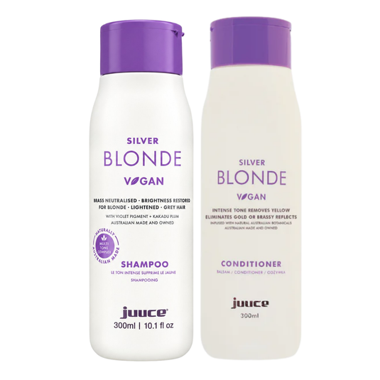 Juuce Silver Blonde Shampoo & Conditioner 300ml Duo