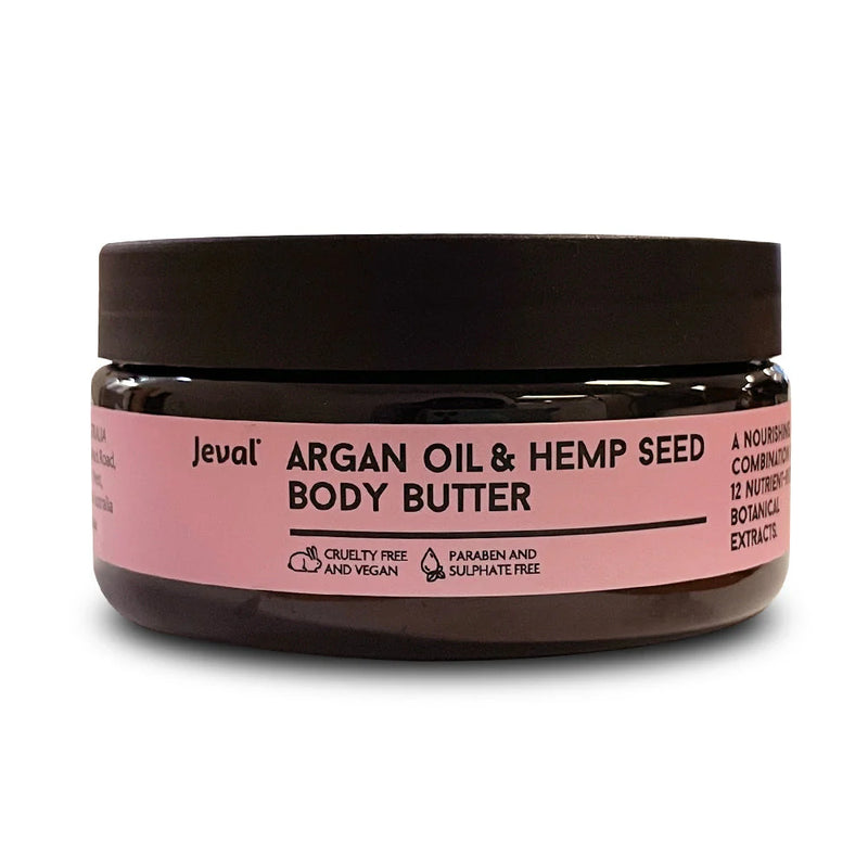 Load image into Gallery viewer, Jeval Argan Oil &amp; Hemp Seed Body Butter 235ml
