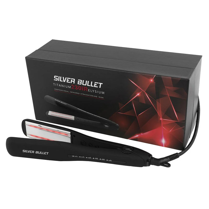 Load image into Gallery viewer, Silver Bullet Titanium 230 IR Elysium Infrared Hair Straightener
