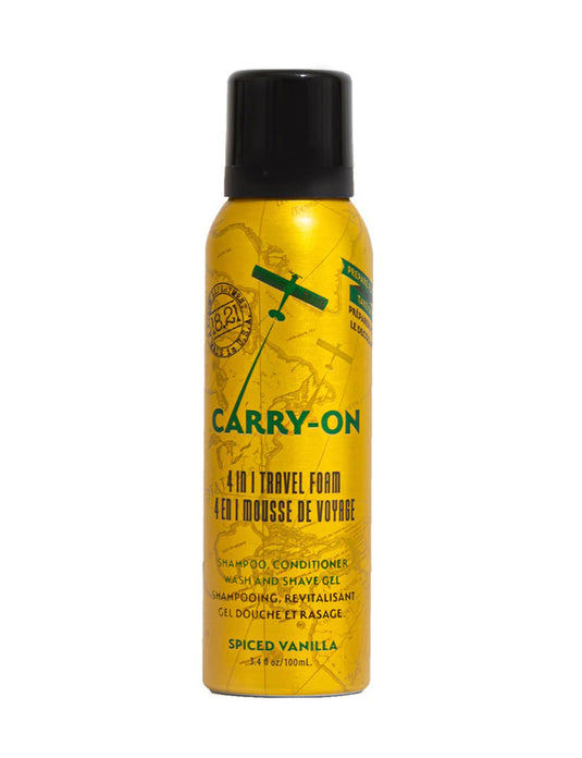 18.21 Man Made 4-in-1 Travel Size Shower & Shave Foam Gel Spiced Vanilla 100ml