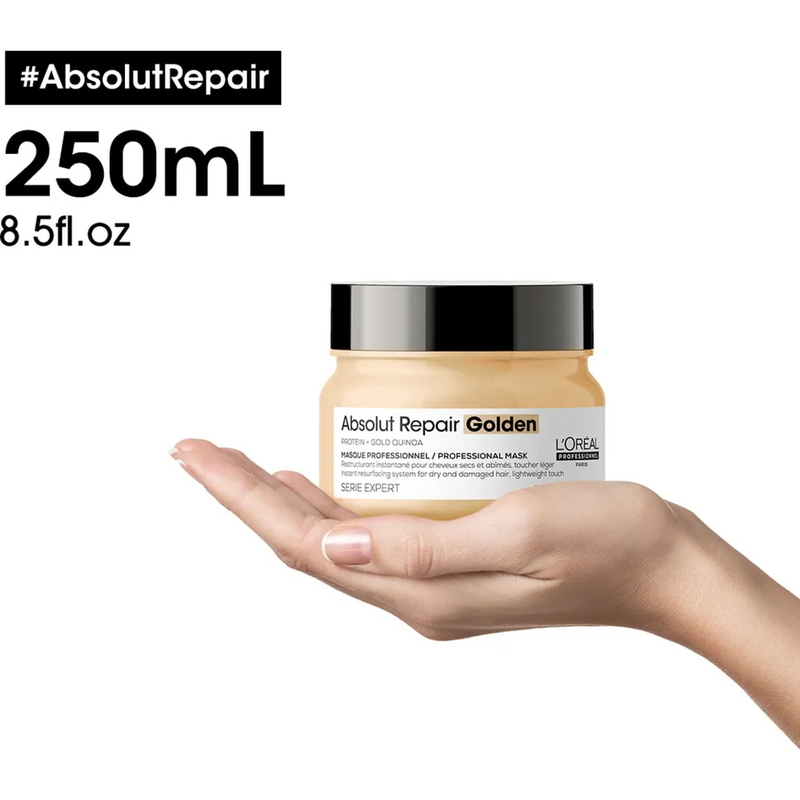 Load image into Gallery viewer, L&#39;oreal Professionnel Absolut Repair Golden Mask 500ml
