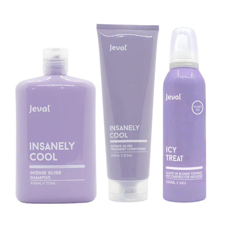 Load image into Gallery viewer, Jeval Insanely Cool Intense Silver Trio
