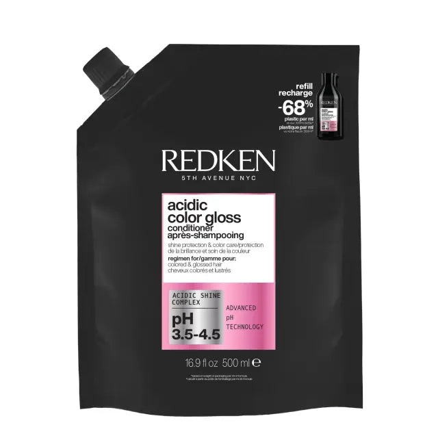 Load image into Gallery viewer, Redken Acidic Color Gloss Conditioner Refill Pouch 500ml
