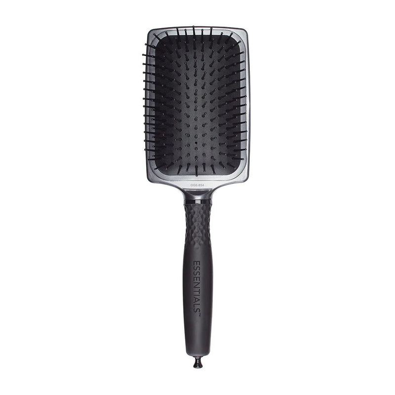 Load image into Gallery viewer, Olivia Garden Essentials Large Black Paddle Brush
