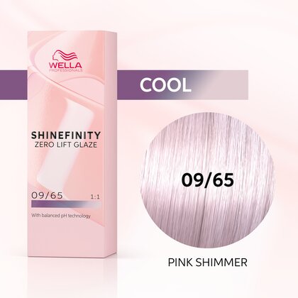 Load image into Gallery viewer, Wella Shinefinity 09/65 Pink Shimmer 60ml
