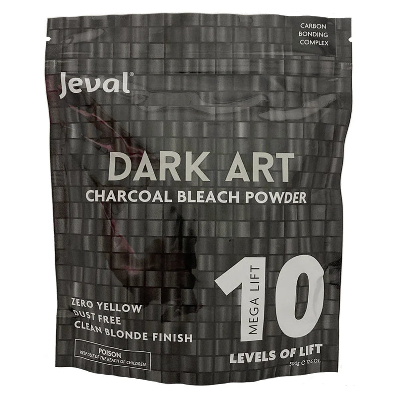 Load image into Gallery viewer, Jeval Dark Art Charcoal Bleach Powder 500g
