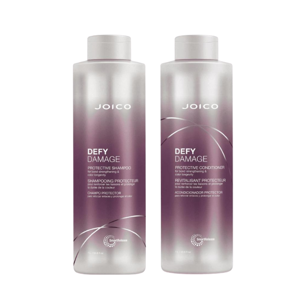 Load image into Gallery viewer, Joico Defy Damage Protective Shampoo &amp; Conditioner 1 Litre - Beautopia Hair &amp; Beauty

