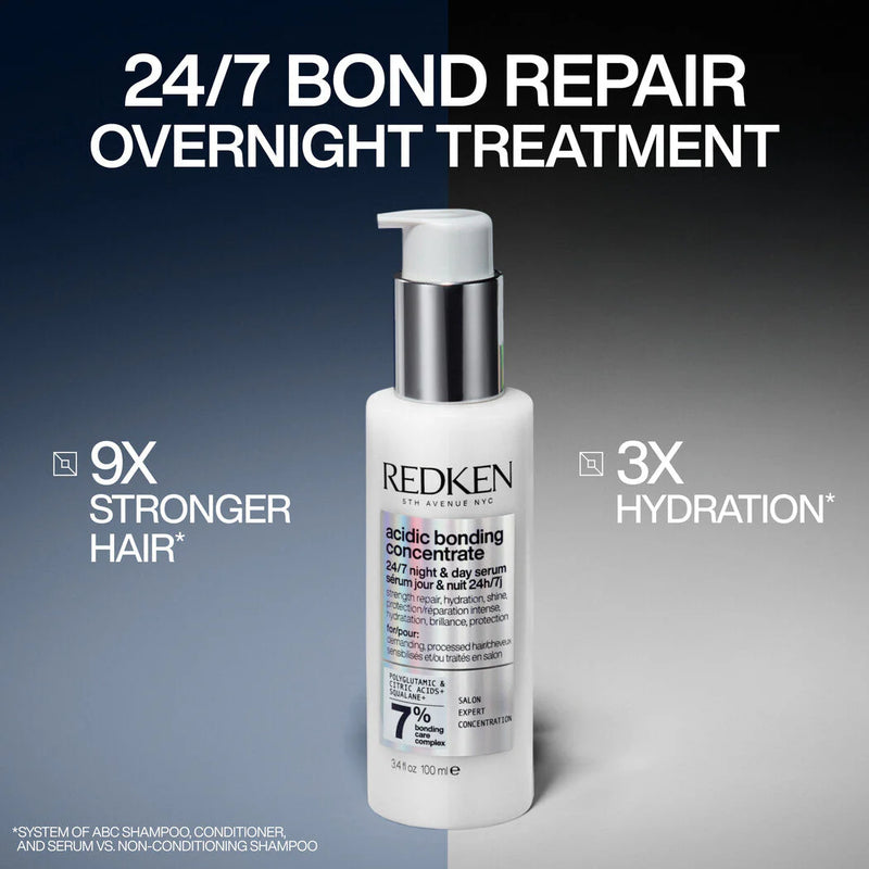 Load image into Gallery viewer, Redken Acidic Bonding Concentrate 24/7 Night &amp; Day Serum 100ml
