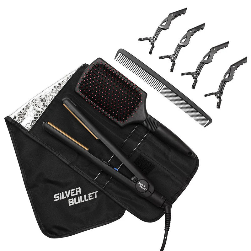 Load image into Gallery viewer, Silver Bullet Attitude Hair Straightener
