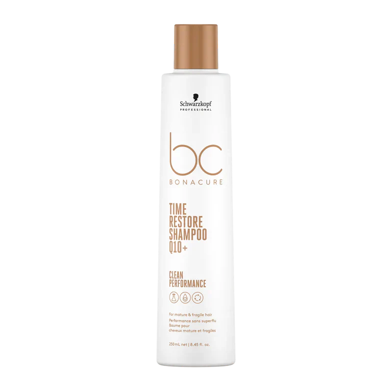 Load image into Gallery viewer, Schwarzkopf BC Clean Performance Q10+ Time Restore Shampoo 250ml
