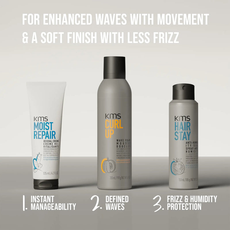 Load image into Gallery viewer, KMS Curl Up Wave Foam 200ml
