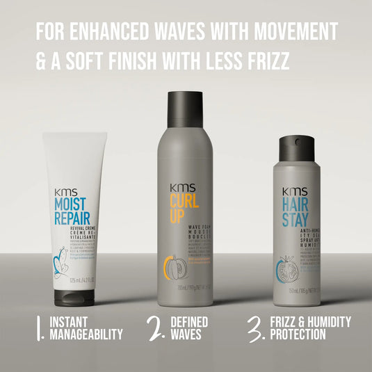 KMS Curl Up Wave Foam 200ml