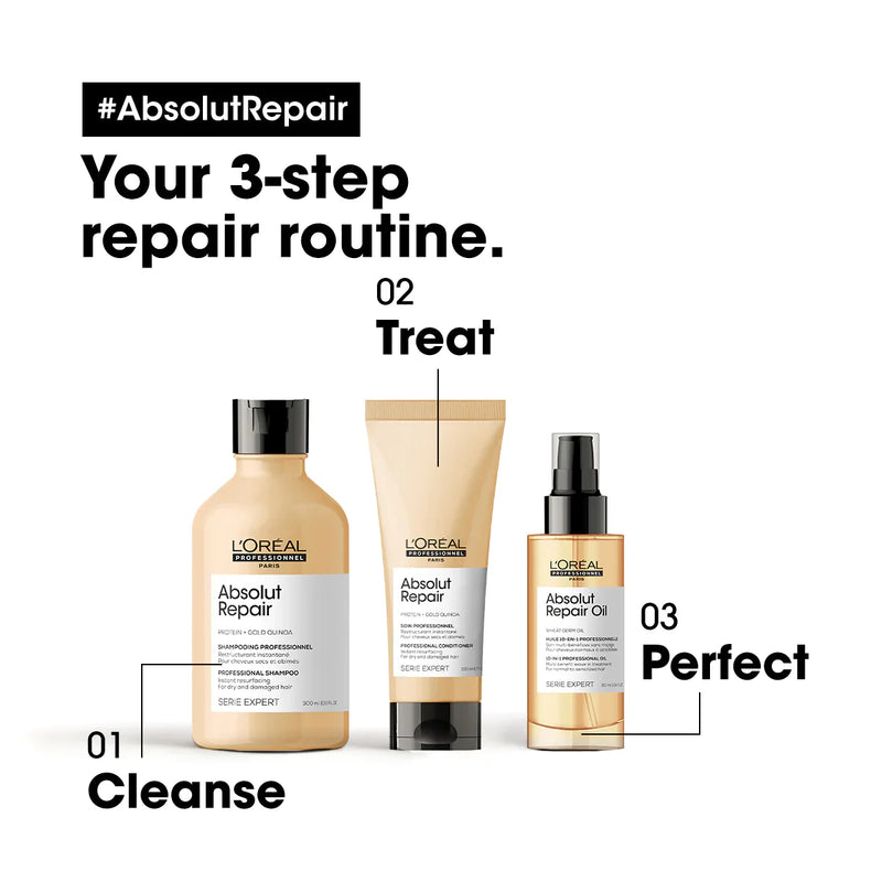 Load image into Gallery viewer, L&#39;oreal Professionnel Absolut Repair Shampoo 1500ml &amp; Conditioner 750ml Duo
