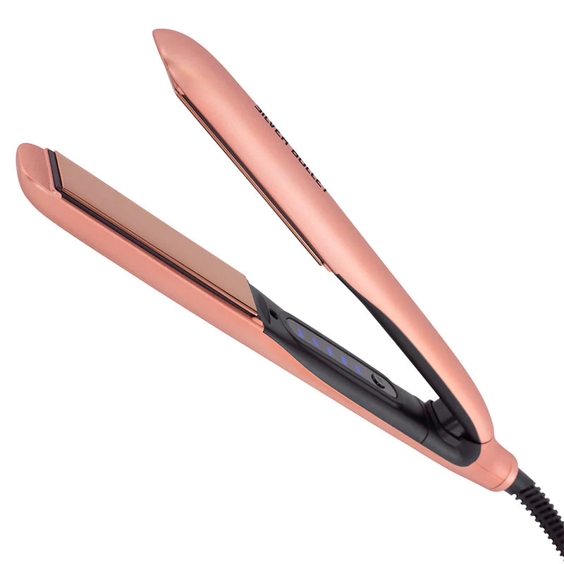Load image into Gallery viewer, Silver Bullet Titanium 230 Supernova Touch Screen Hair Straightener Rose Gold
