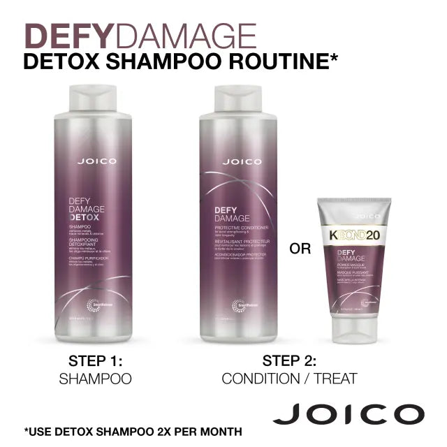 Load image into Gallery viewer, Joico Defy Damage Detox Shampoo 1 Litre

