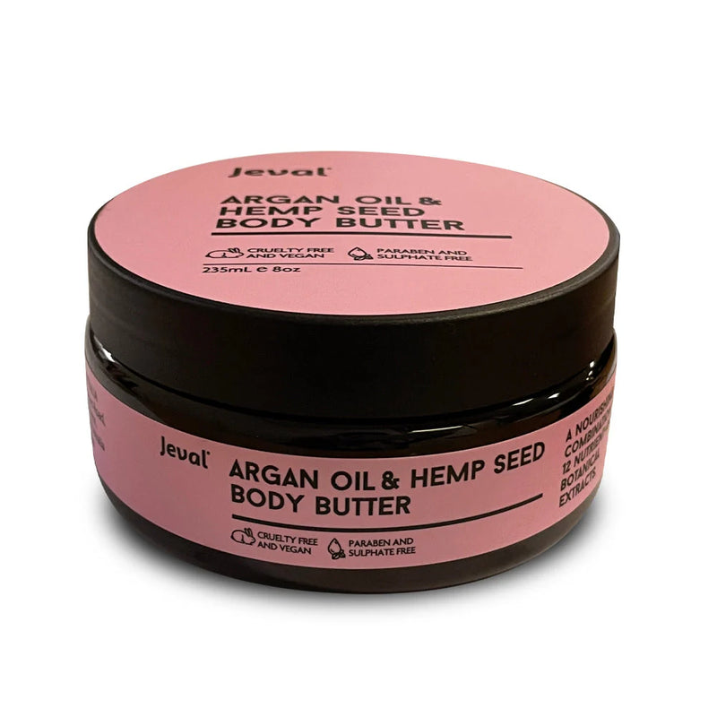 Load image into Gallery viewer, Jeval Argan Oil &amp; Hemp Seed Body Butter 235ml

