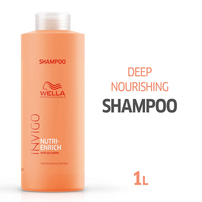 Load image into Gallery viewer, Wella Invigo Nutri-Enrich Deep Nourishing Shampoo 1 Litre
