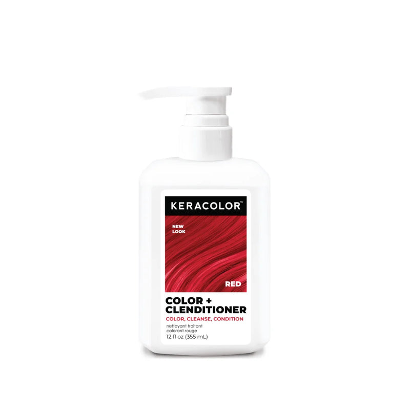 Load image into Gallery viewer, Keracolor Color Clenditioner Colour Red 355ml
