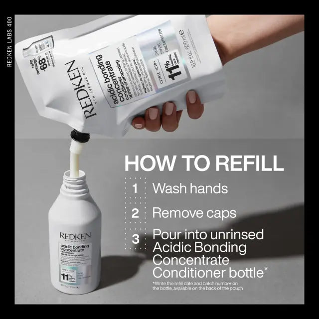 Load image into Gallery viewer, Redken Acidic Bonding Concentrate Conditioner Refill Pouch 500ml
