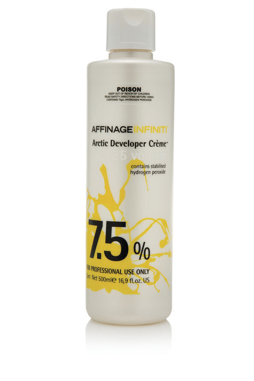 Affinage Arctic Blonding Developer Crème 7.5% 20 Vol 500ml