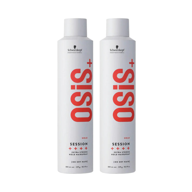 Load image into Gallery viewer, Schwarzkopf OSIS + Session Extra Strong Hold Hairspray 300ml Trio Pack

