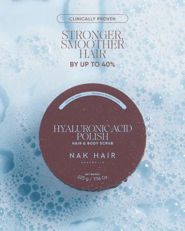 Load image into Gallery viewer, NAK Signature Senses Hyaluronic Polish Hair &amp; Body Scrub 225g
